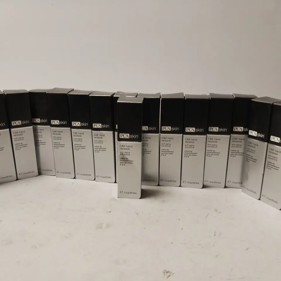 APPROXIMATELY 17 BOXED PCA SKIN C&E HAND RENEWAL CREAM (17 x 29.5ml)