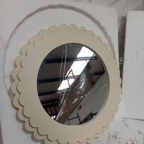 BUNDLEBERRY BY AMANDA HOLDEN SCALLOPED EDGE WALL MIRROR