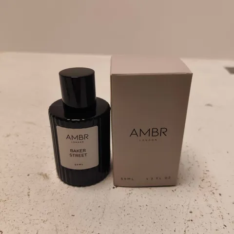 BOXED AMBR LONDON BAKER STREET EAU DE PARFUM - 50ML