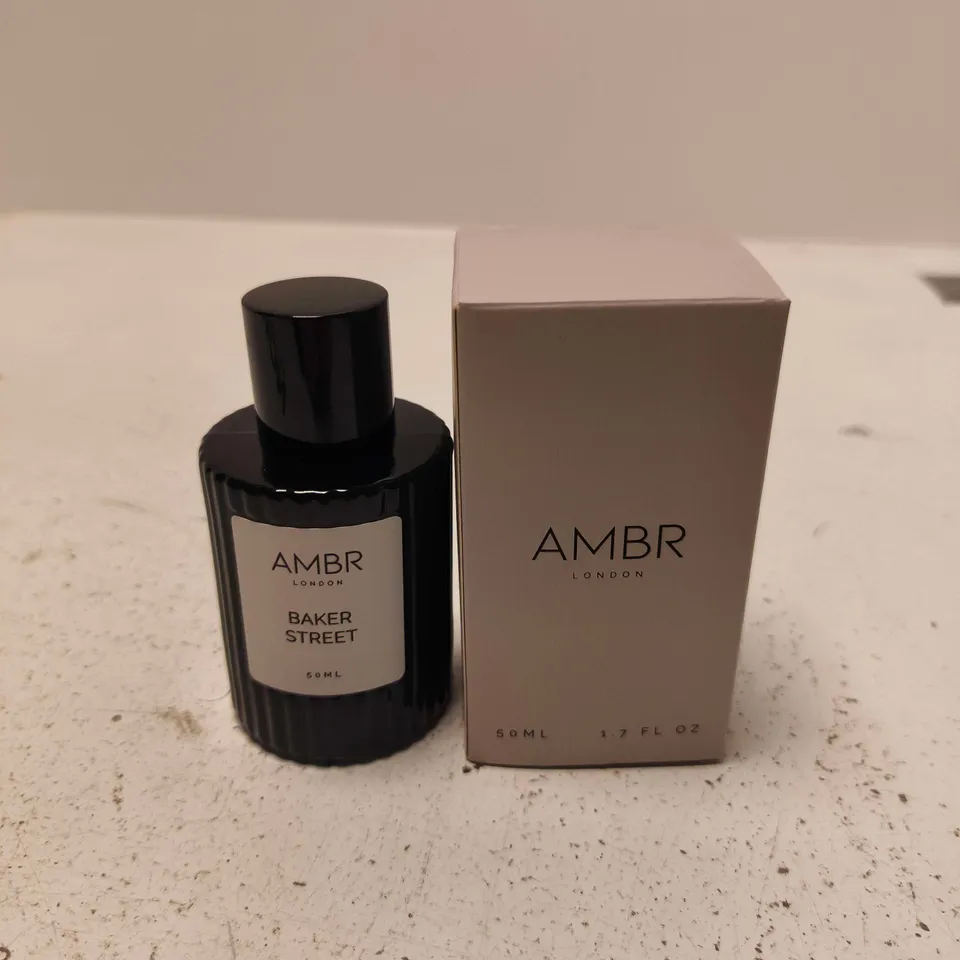 BOXED AMBR LONDON BAKER STREET EAU DE PARFUM - 50ML