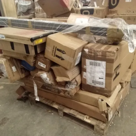 PALLET OF ASSORTED INCOMPLETE FURNITURE PARTS AND PIECES