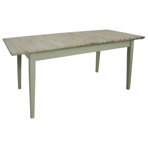 BOXED BAYOU ROUND SOLID WOOD TOP DINING TABLE (2 BOXES)