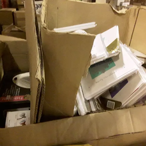 PALLET OF BRAND NEW HOMEWARE STOCK INCLUDING CHRISTMAS CARDS, TABLE LAMPS & LAMP SHADES