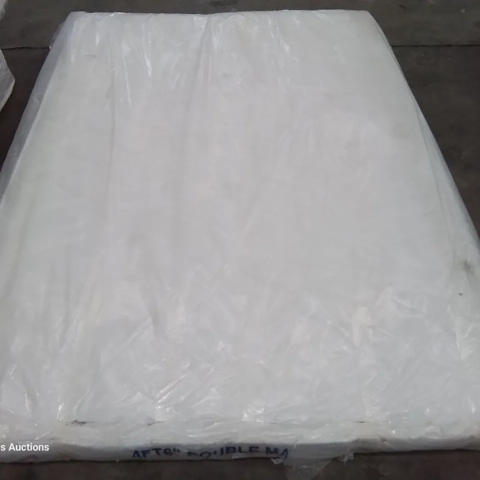 QUALITY BAGGED 4'6" DOUBLE HYBRID MEMORY FOAM MATTRESS