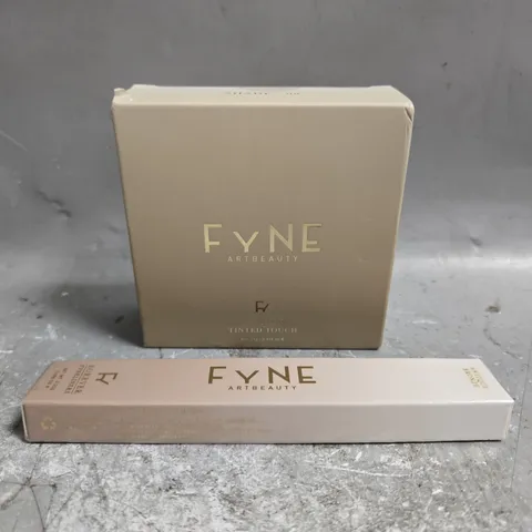 2 FYNE ARTBEAUTY PRODUCTS TO INCLUDE SATIN SKIN TINTED TOUCH #03 & FOREVER FYNELINERS #ANTIQUE BRONZE 