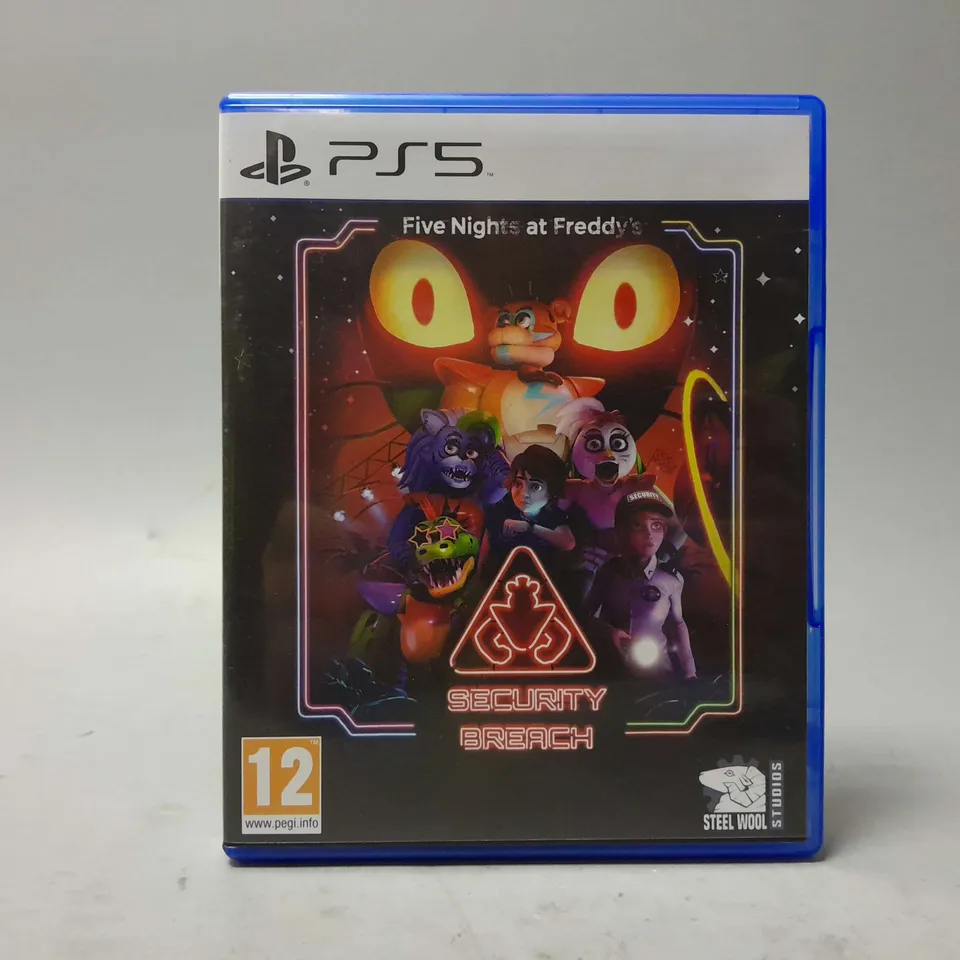 FIVE NIGHTS AT FREDDYS SECURITY BREACH (PS5)