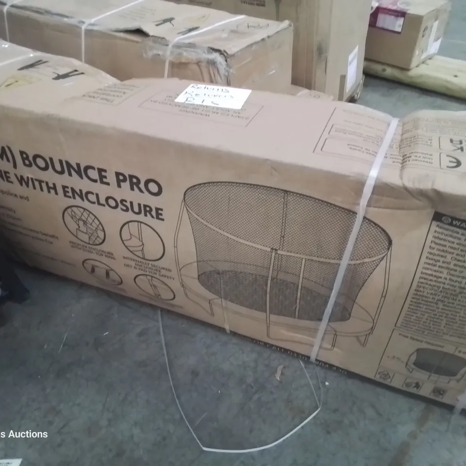 BOXED SPORTSLINE 10FT BOUNCE PRO TRAMPOLINE WITH ENCLOSURE RRP £339