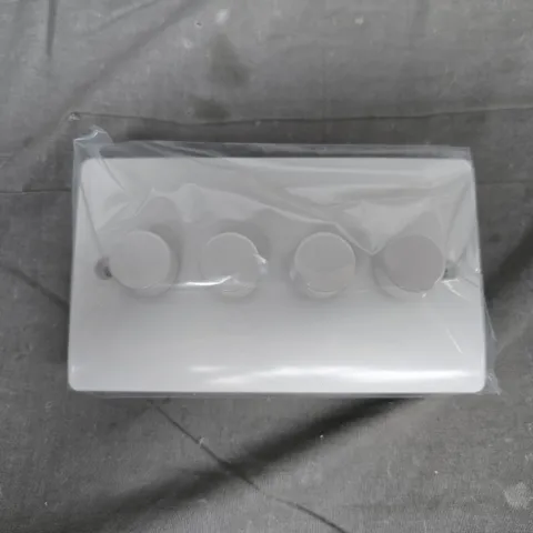 BOX OF 5 X ADVANCE 4 GANG 2 WAY 400W DIMMERS