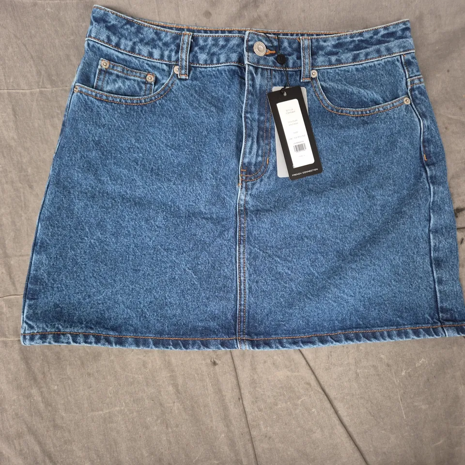 FRENCH CONNECTION DENIM MINI SKIRT – UK 12 (EU M)