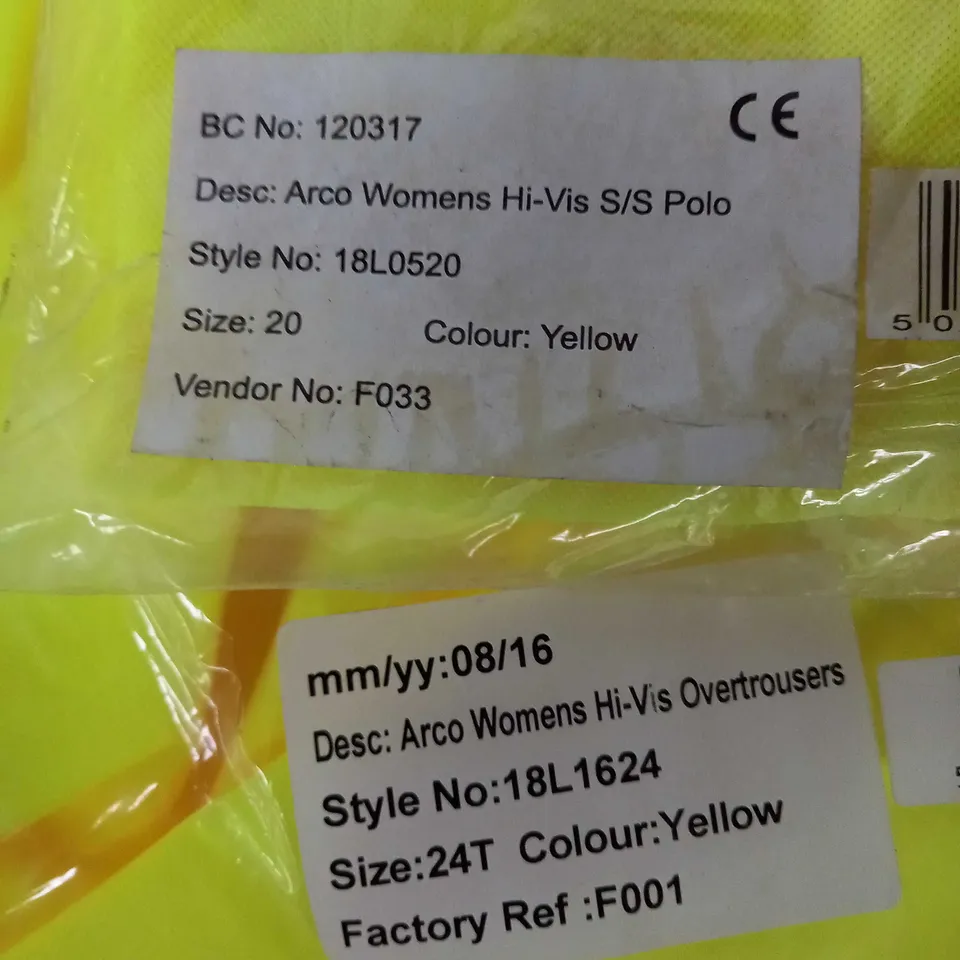 ASSORTED SAFETY WORKWEAR APPROX. 26 ITEMS 