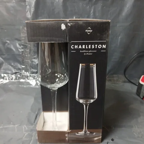 SET OF 4 PREMIER CHARLSTON WINE GLASSES