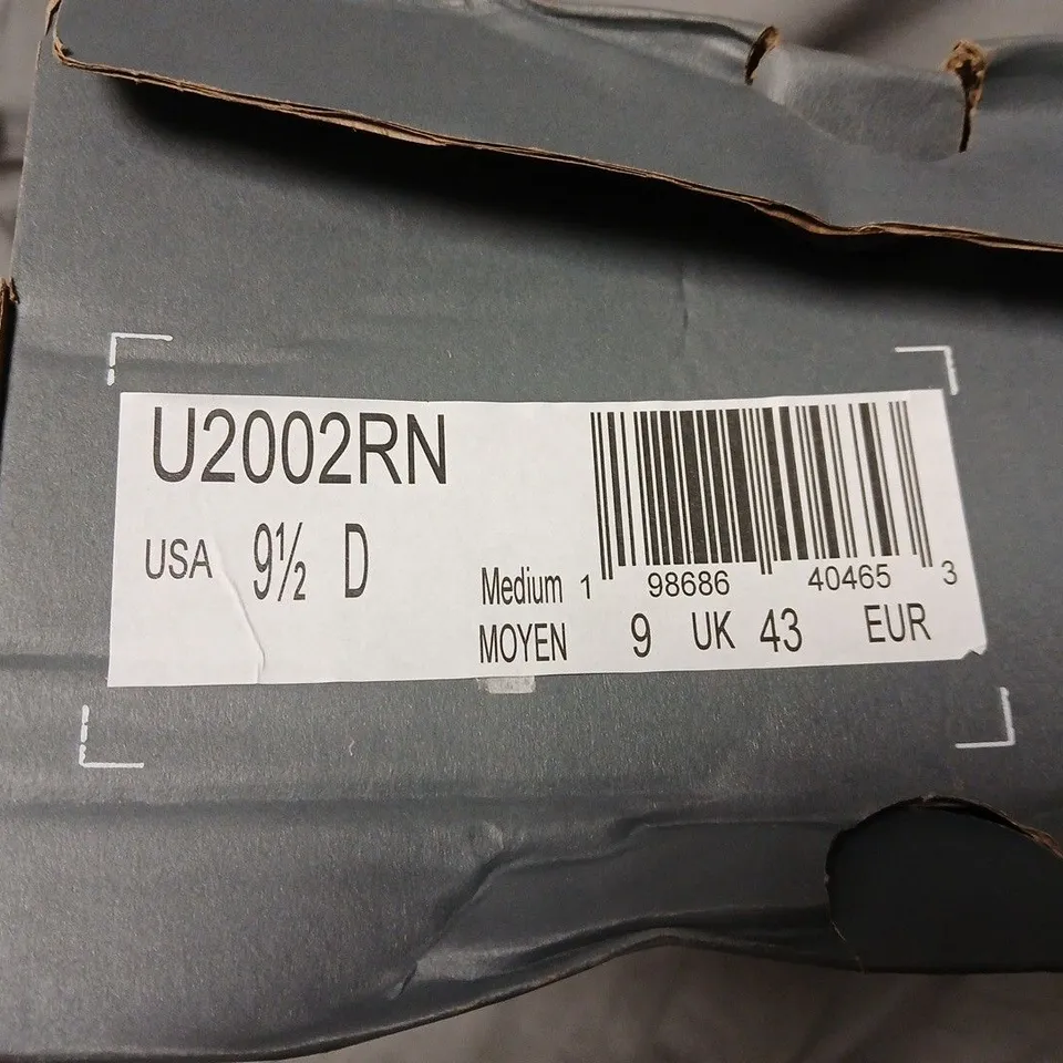 BOXED NEW BALANCE U2002RN SNEAKERS – UK 9, CREAM/BLACK