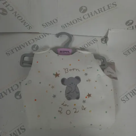 BORN IN 2024 BABY SLEEPING BAG SIZE 0-6 MONTHS