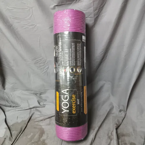 BIONIX SPORTS YOGA EXERCISE MAT – EXTRA THICK, 183CM X 61CM X 1CM (PURPLE ENDS)
