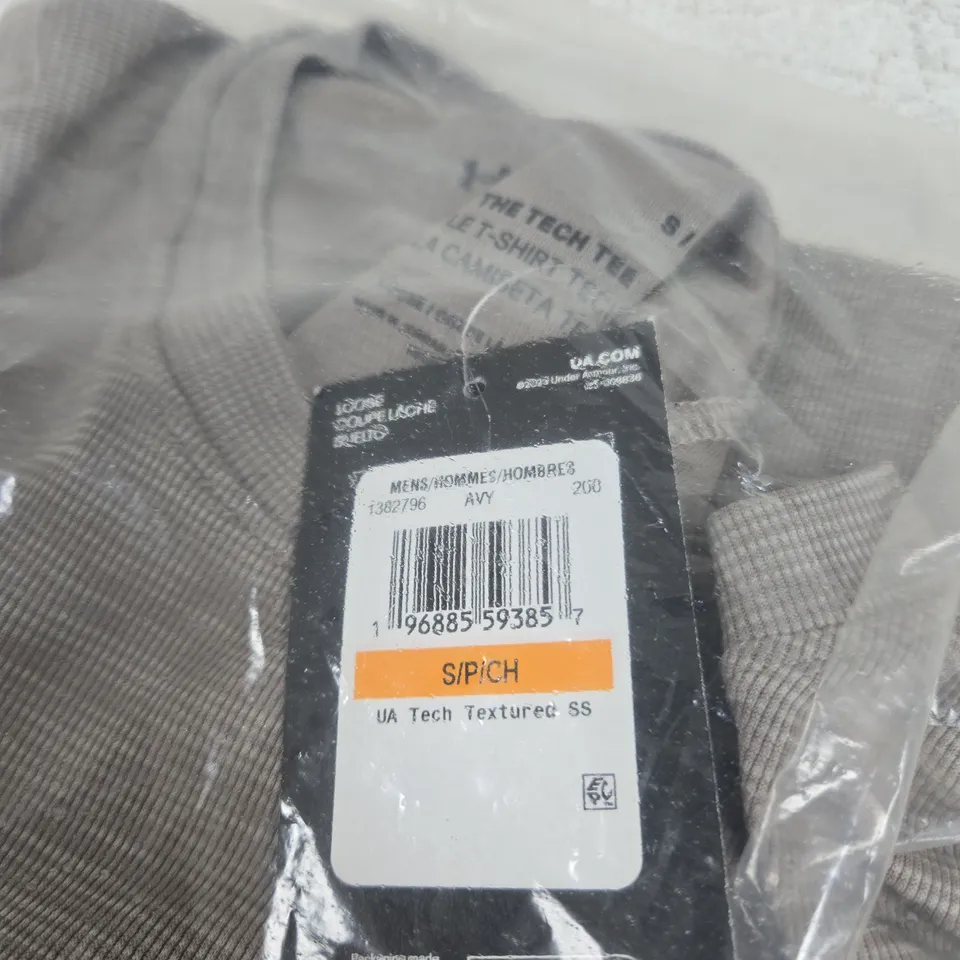 UNDER ARMOUR TECH TEXTURED SHORT SLEEVE T SHIRT SIZE S/P/CH TAGGED BAGGED