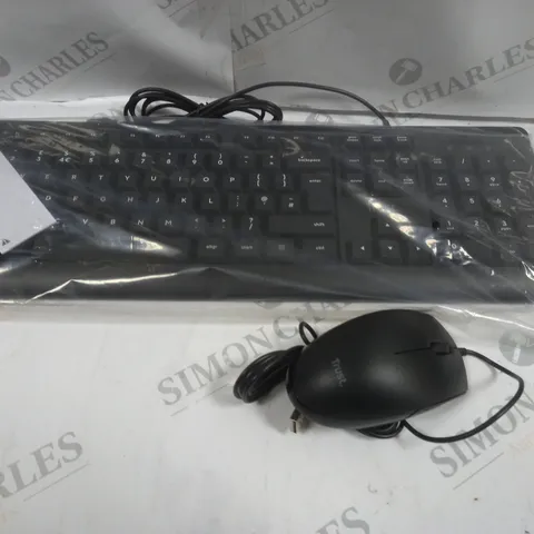 BOXED TRUST TARO USB KEYBOARD & MOUSE