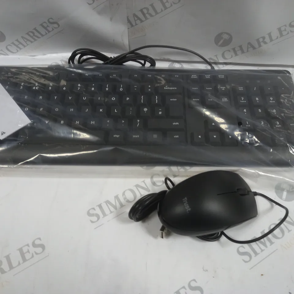 BOXED TRUST TARO USB KEYBOARD & MOUSE 