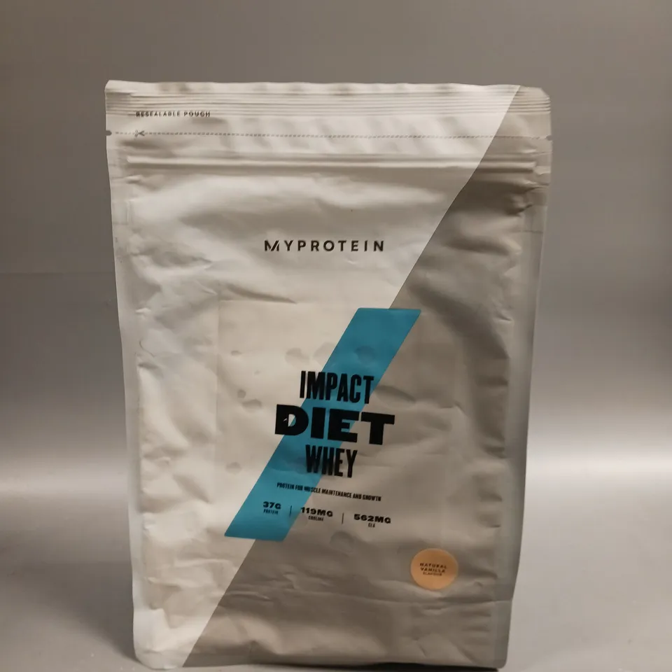 SEALED MYPROTEIN IMPACT DIET WHEY - NATURAL VANILLA 1KG 