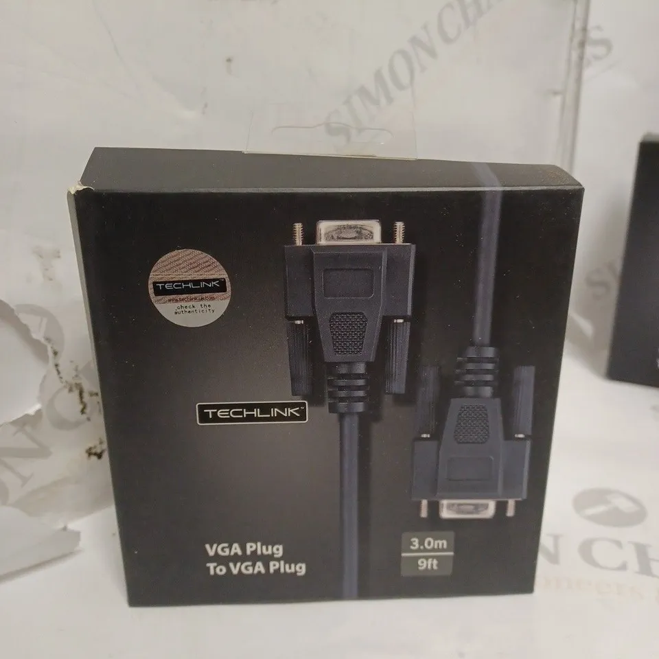 5 X TECHLINK VGA TO VGA PLUG 