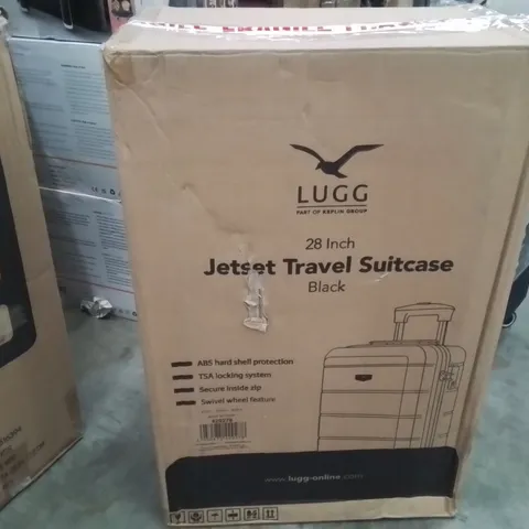 BOXED LUGG - 28INCH JETSET TRAVEL SUITCASE BLACK