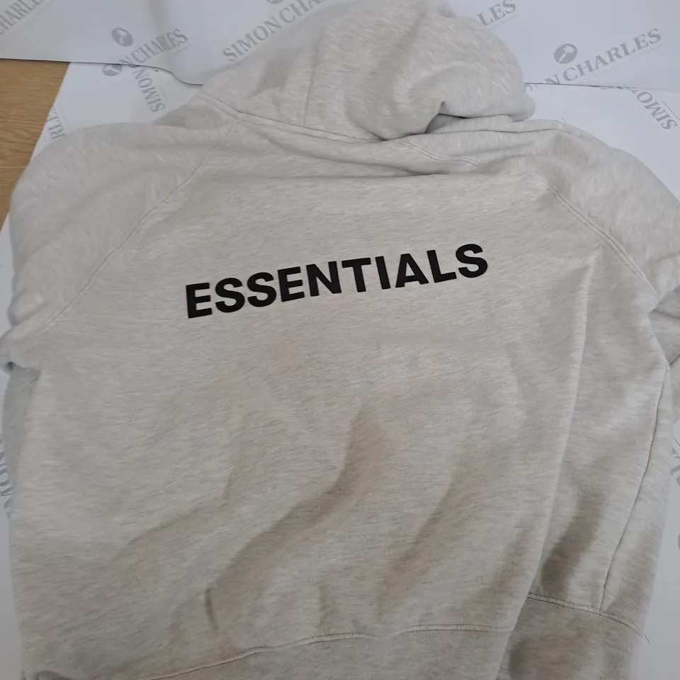 ESSENTIALS ZIPPED JACKET SIZE M