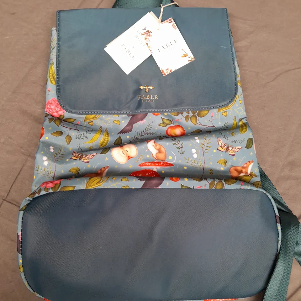 FABLE CATHERINE ROWE INTO THE WOODS BACKPACK - TEAL