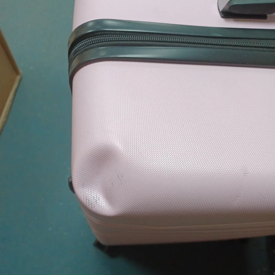 ROCK LISBON LARGE SUITCASE PINK - COLLECTION ONLY