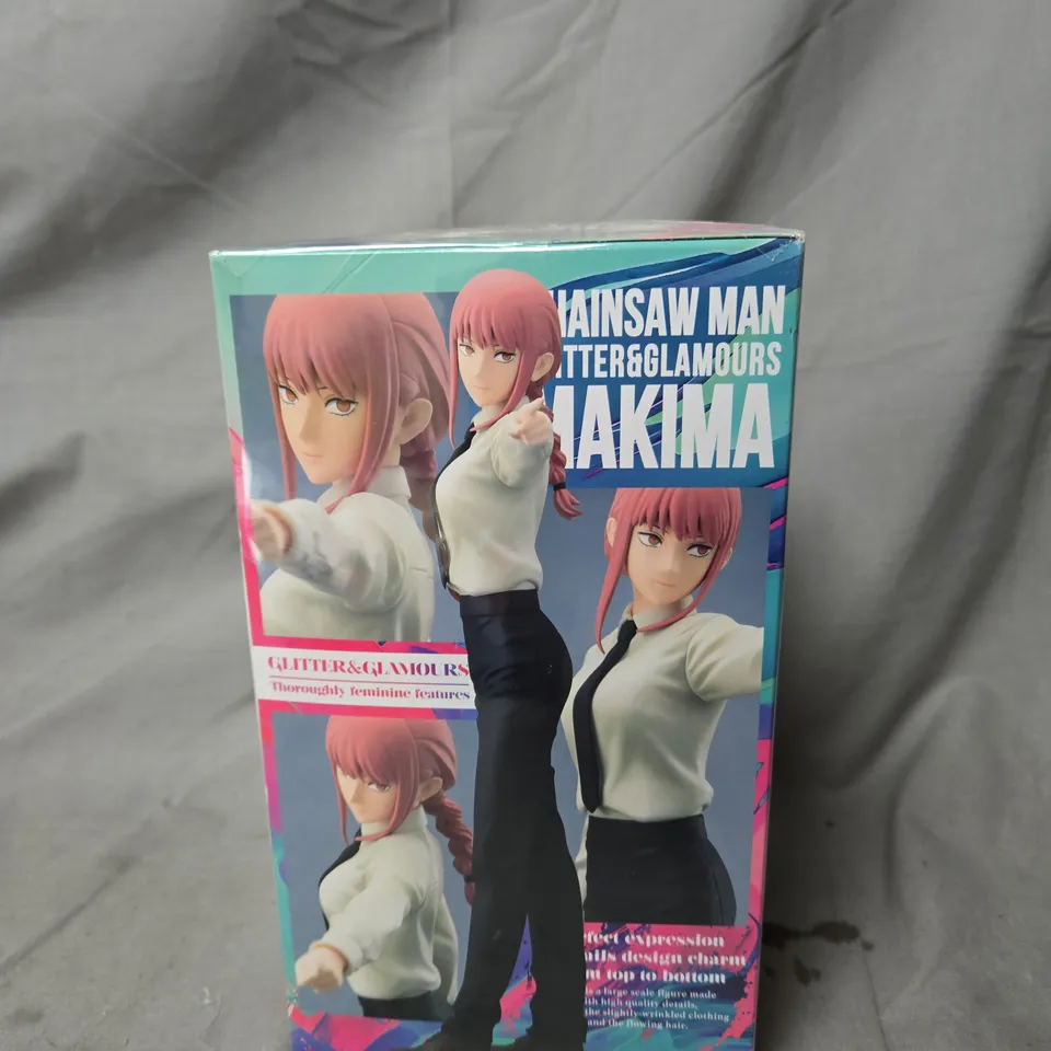 CHAINSAW MAN MAKIMA GLITTER & GLAMOURS FIGURE – BOXED
