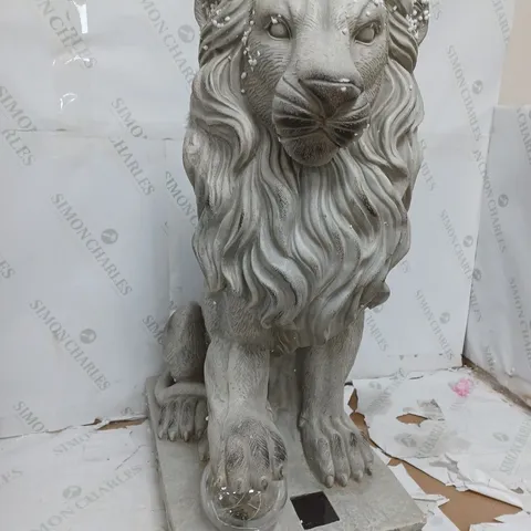 MY GARDEN STORIES LION SCULPTURE