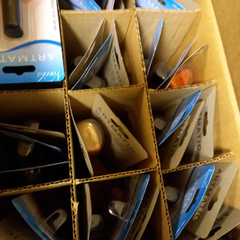 LOT OF APPROX 200 ASSORTED NAIL POLISHES 
