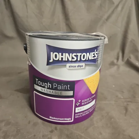 JOHNSTONE'S WASHABLE MATT PAINT - BLACKCURRANT MAGIC - 2.5L