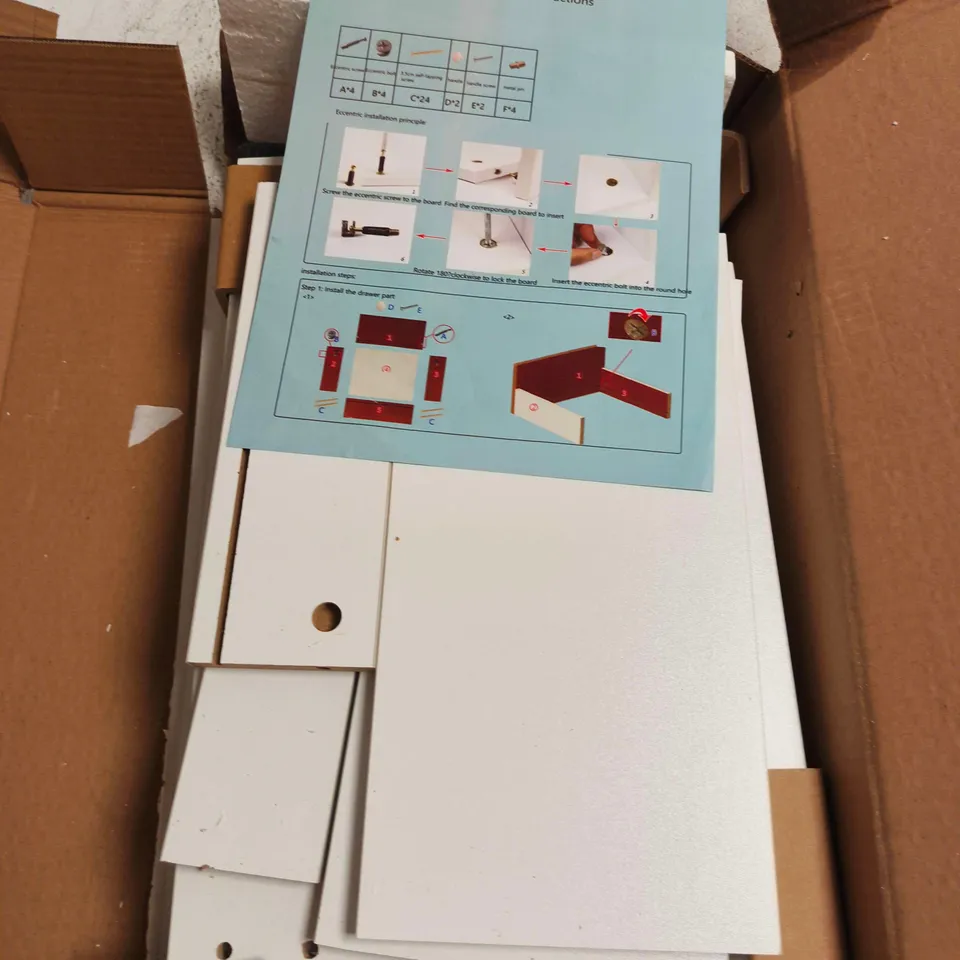 P36A DOUBLE DRAWER IN WHITE