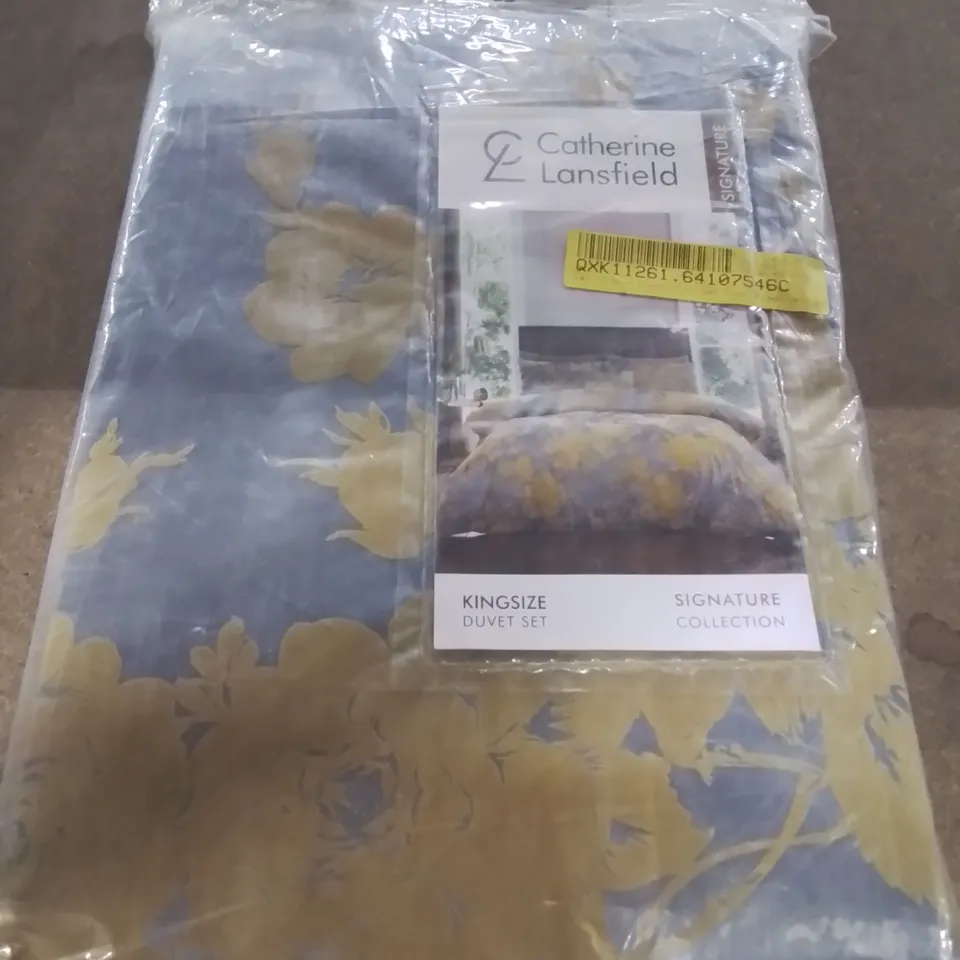 CATHERINE LANSFIELD KING-SIZE DUVET SET 