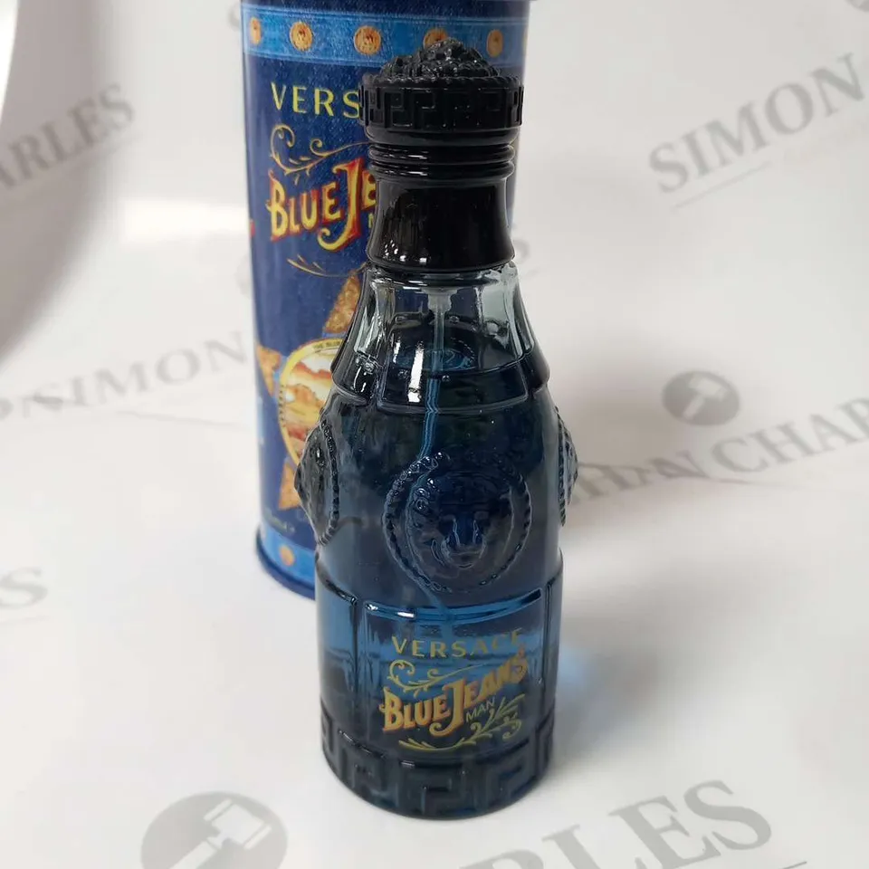 BOXED VERSACE BLUE JEANS EAU DE TOILETTE SPRAY 75ML