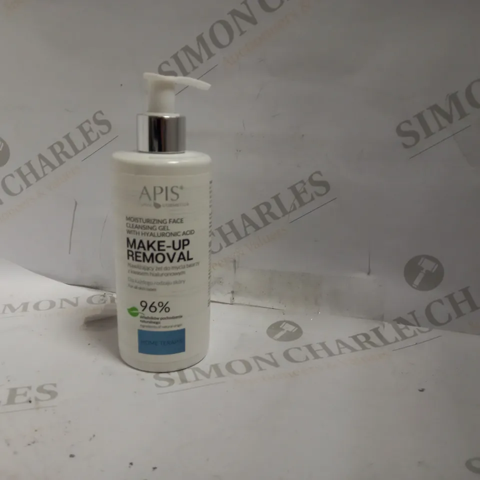 APIS MOISTURIZING FACE CLEANSING GEL WITH HYALURONIC ACID MAKE-UP REMOVAL 300ML