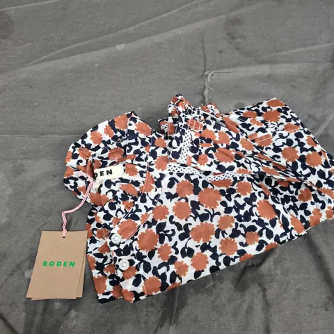 BODEN HELENA COTTON TOP – WOMEN'S FLORAL PRINT - 12