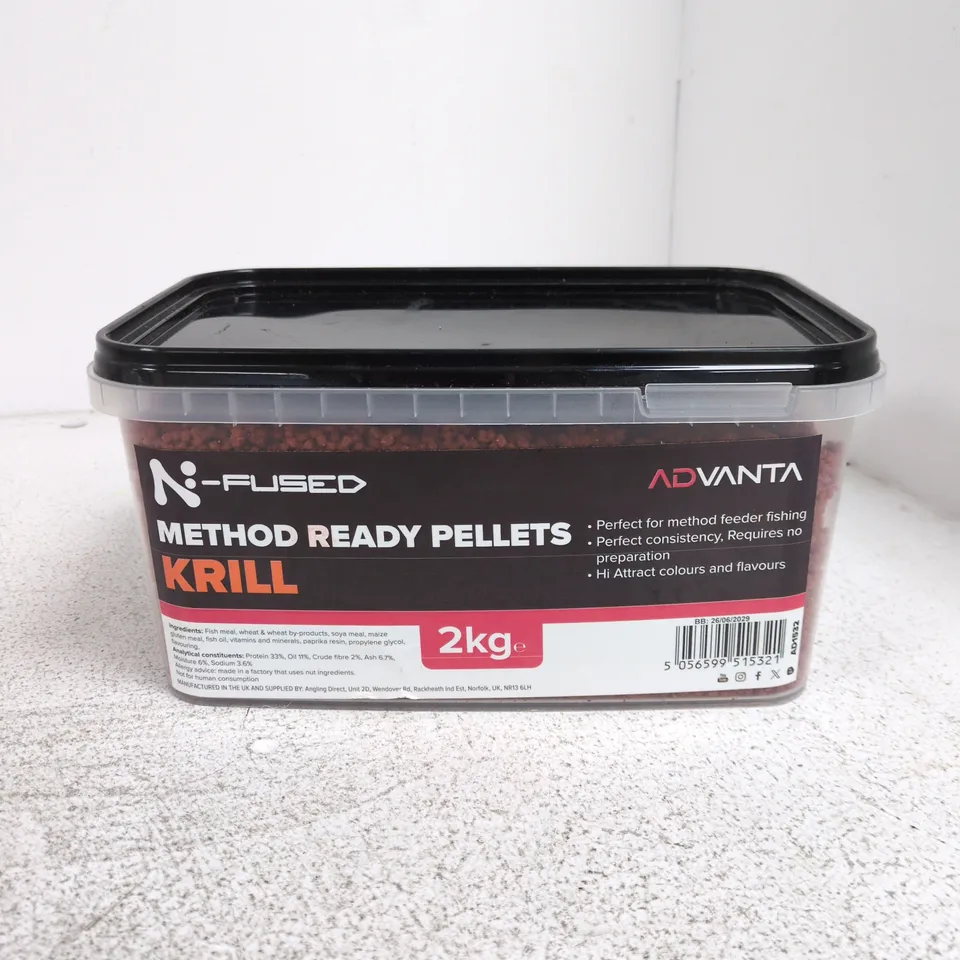 N-FUSED METHOD READY PELLETS KRILL (2KG)