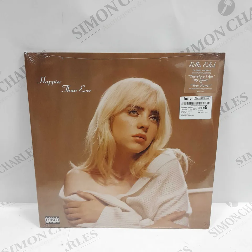 SEALED BILLIE EILISH HAPPIER THAN EVER 