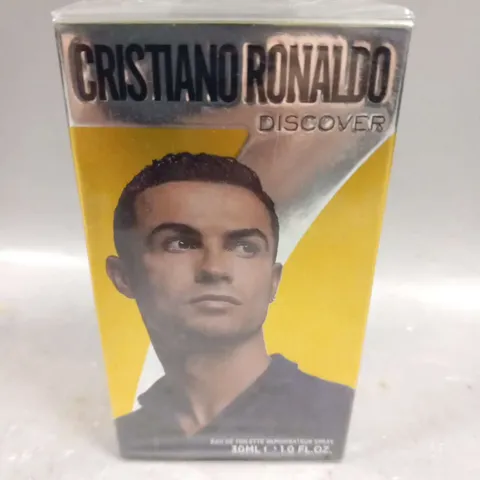 BOXED AND SEALED CRISTIANO  RONALDO DISCOVER EAU DE TOILETTE 30ML