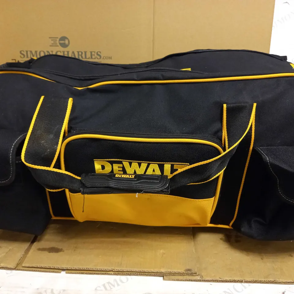 LARGE DEWALT TOOL STORAGE BAG - BLACK/YELLOW