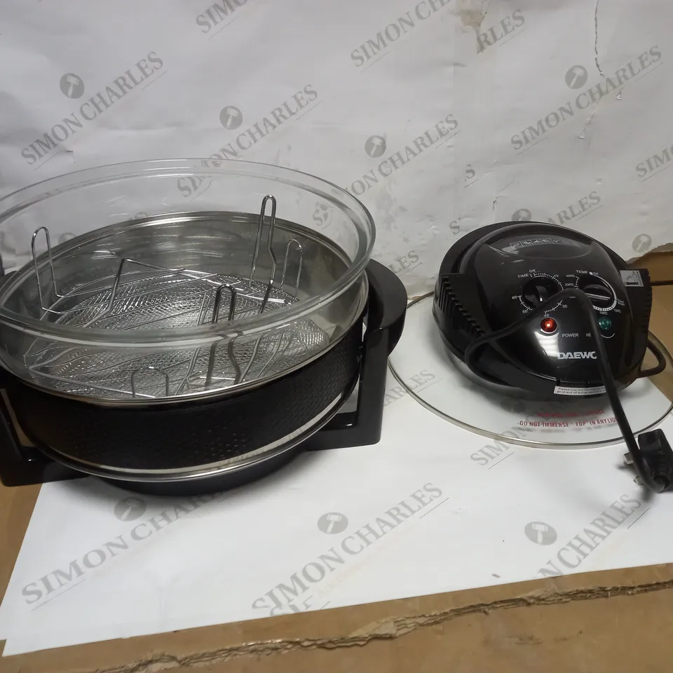 DAEWOO DELUXE 17L 1300W HALOGEN AIR FRYER 
