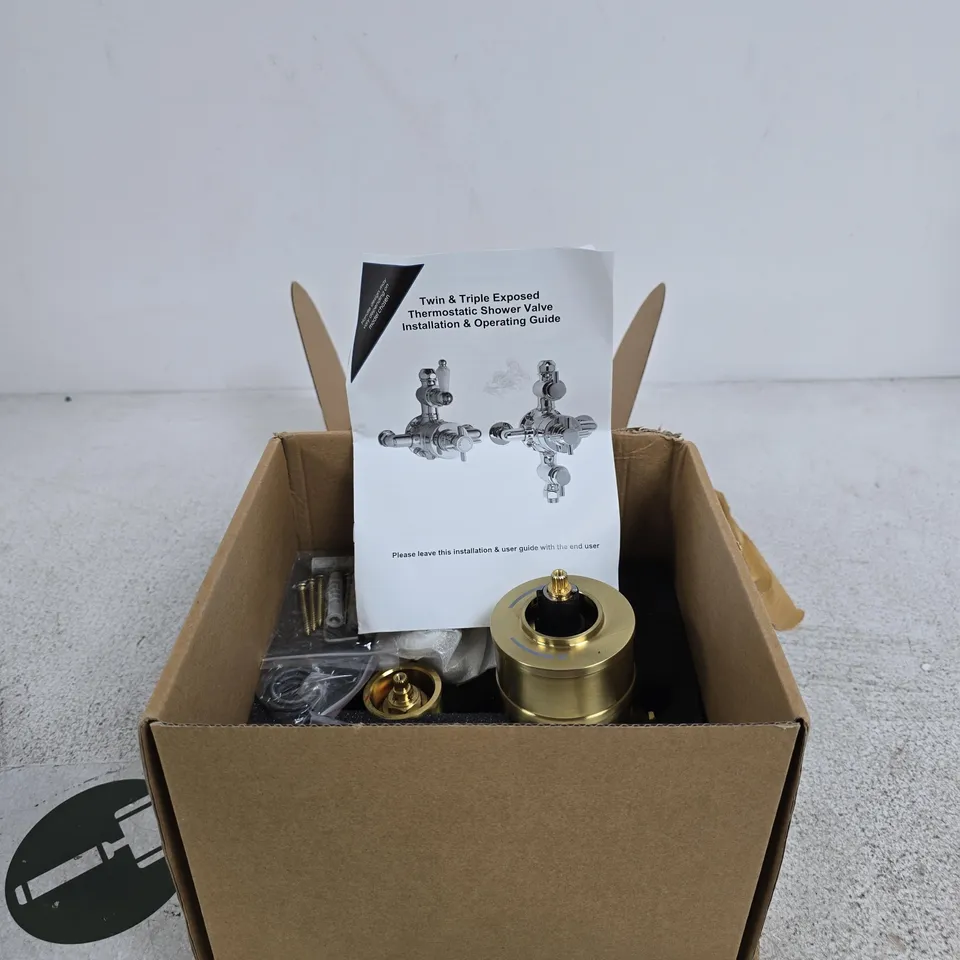 HR TWIN & TRIPLE EXPOSED THERMOSTATIC SHOWER VALVE – BOXED 