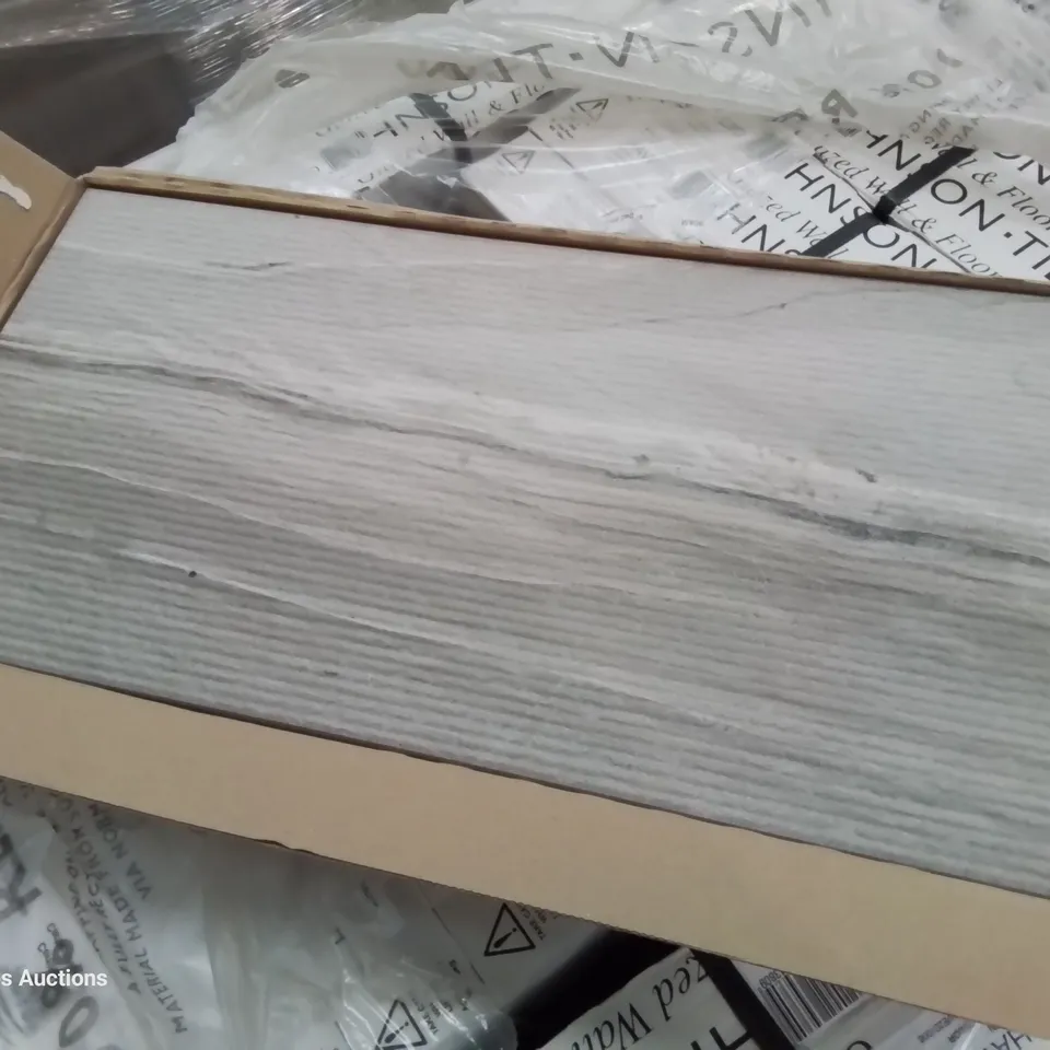 PALLET OF 40 × 5 BRAND NEW JOHNSONS HAVEN PEBBLE DECOR FLOOR TILES EACH 597 × 297 × 10mm