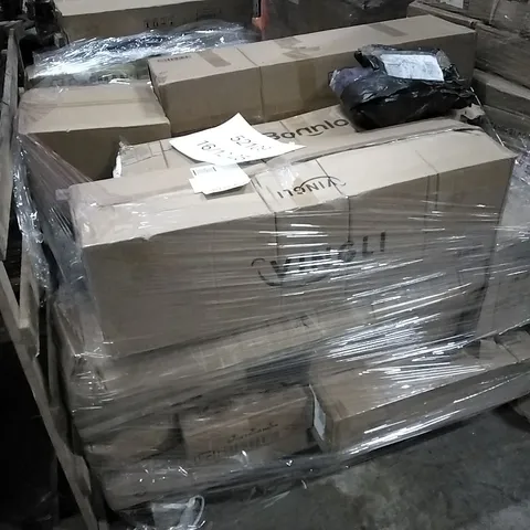 PALLET CONTAINING ASSORTED PRODUCTS INCLUDING FACIAL STEAMER, CHRISTMAS TREE, ENAMEL POT & MUSICAL BOXING PRO