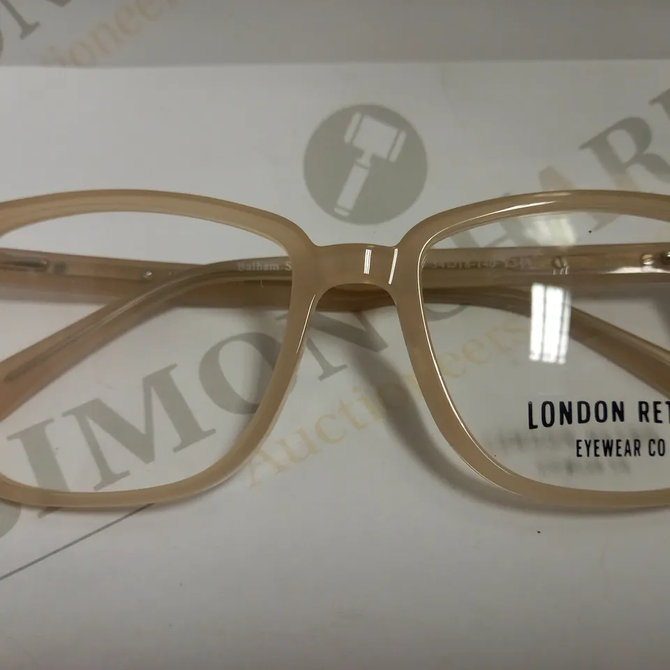 LONDON RETRO BALHAM SHINY CHAMPAGNE FASHION GLASSES