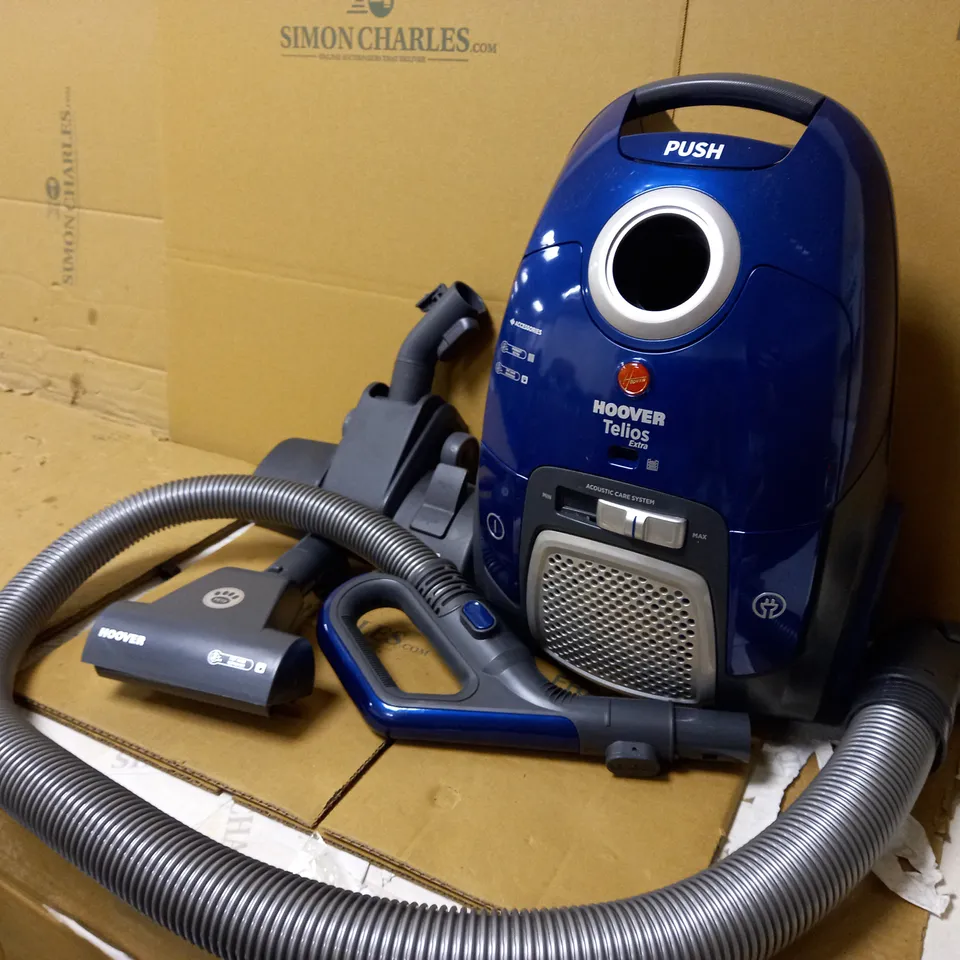 HOOVER TELIOS EXTRA PETS BAGGED CYLINDER VACUUM CLEANER