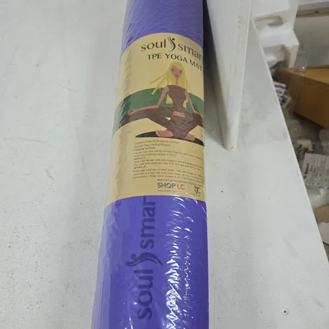 SOULSMART TPE YOGA MAT – PURPLE