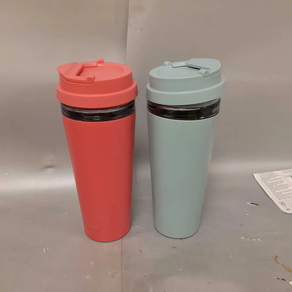 LOCK 7 LOCK BOXED TWO SEALABLE CUPS WITH SPARE LID 