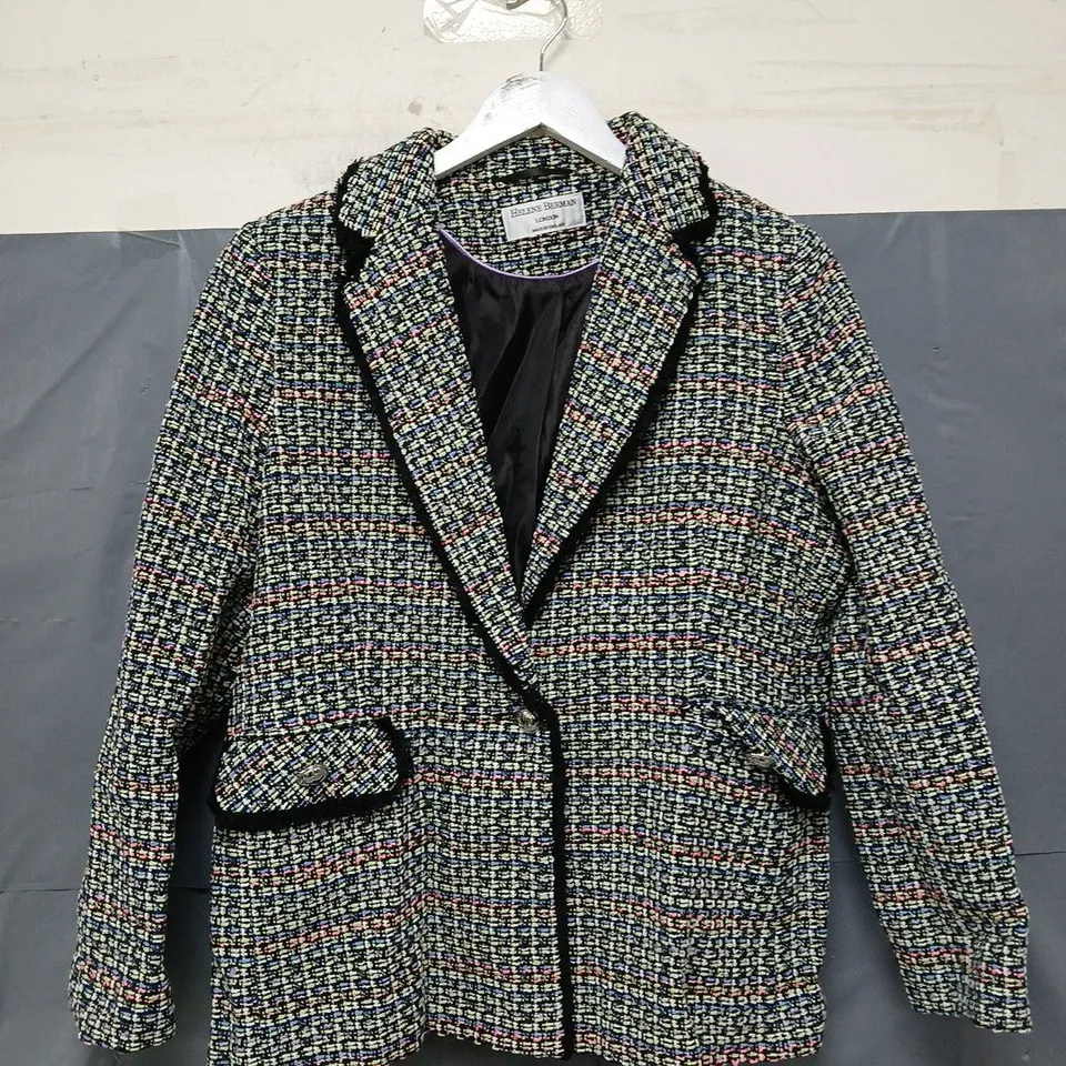 HELENE BERMAN JACKET IN MULTI SIZE 16