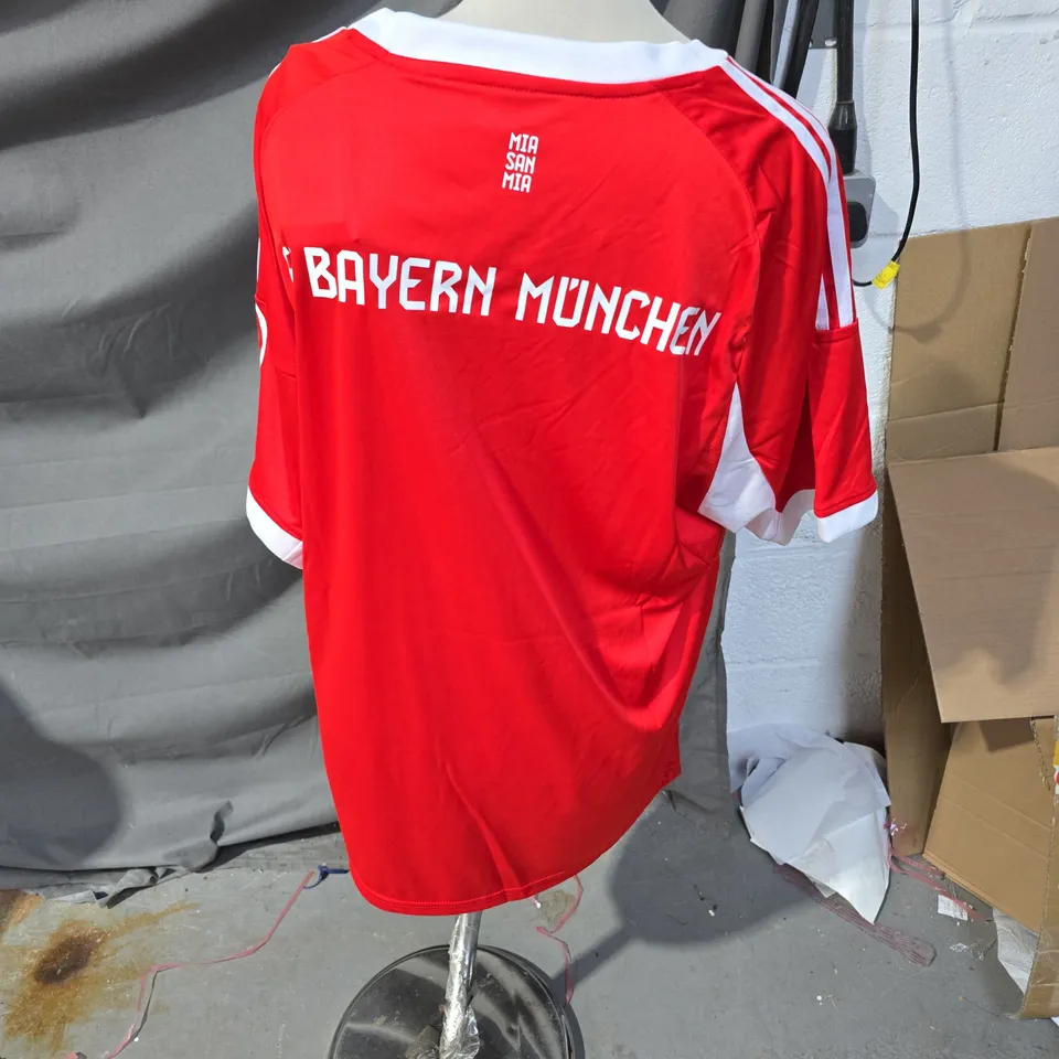 ADIDAS BAYERN MÜNCHEN FOOTBALL JERSEY – RED, AEROREADY, SIZE L